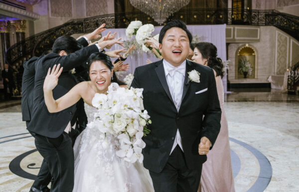 The wedding of All White Florals & An Impressive First Dance at The Venetian Gallery 16