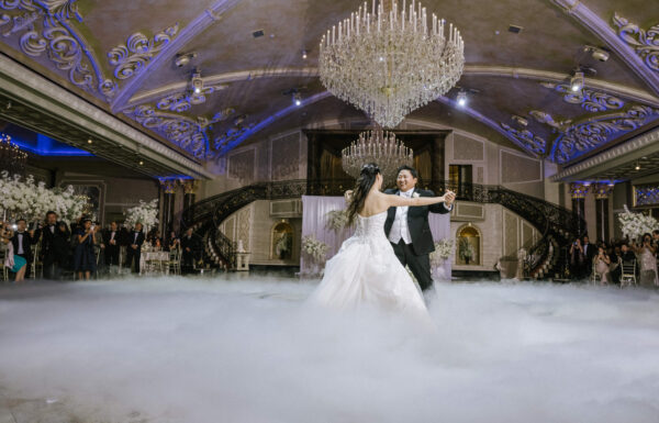 The wedding of All White Florals & An Impressive First Dance at The Venetian Gallery 18