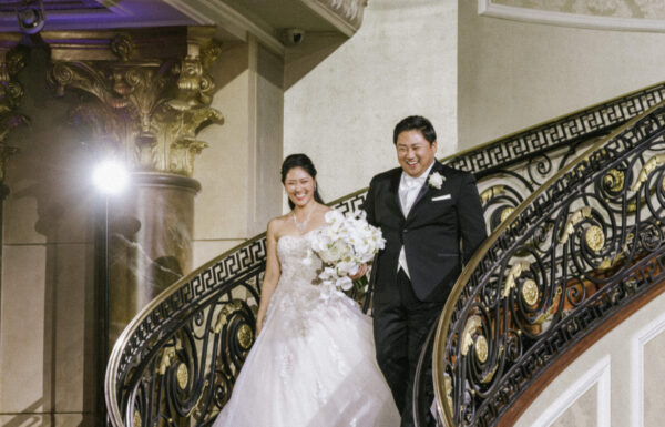 The wedding of All White Florals & An Impressive First Dance at The Venetian Gallery 19