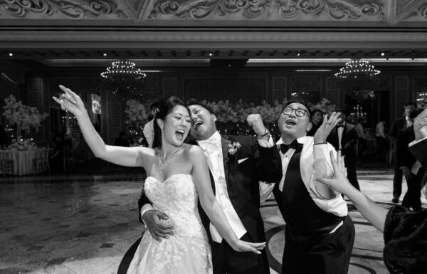 The wedding of All White Florals & An Impressive First Dance at The Venetian Gallery 26