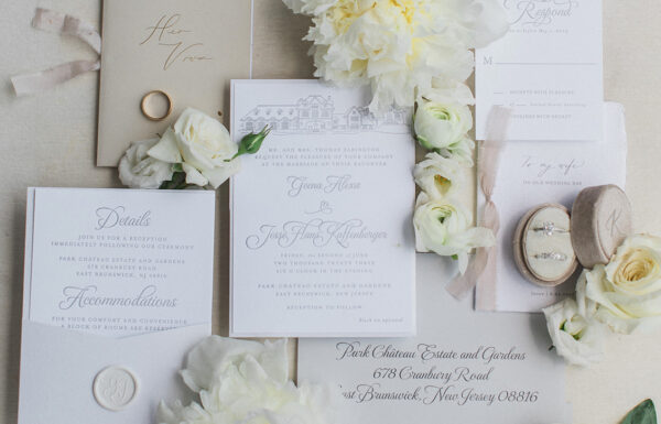 The wedding of A Romantic Park Chateau Wedding With Blush Florals Gallery 1