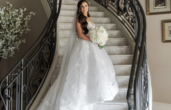 The wedding of A Romantic Park Chateau Wedding With Blush Florals Gallery 23
