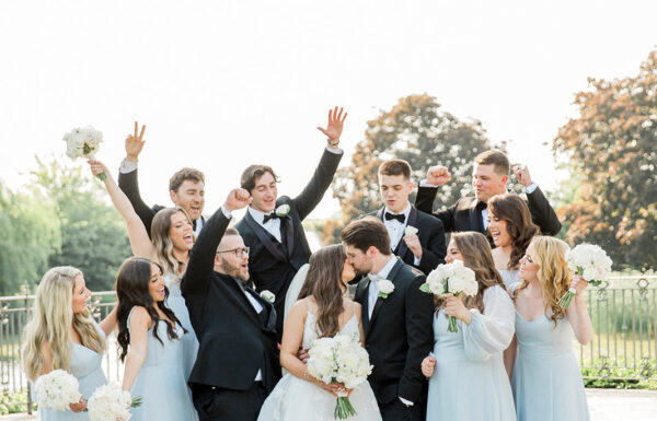 The wedding of A Romantic Park Chateau Wedding With Blush Florals Gallery 19