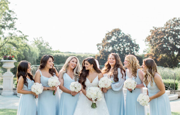 The wedding of A Romantic Park Chateau Wedding With Blush Florals Gallery 18