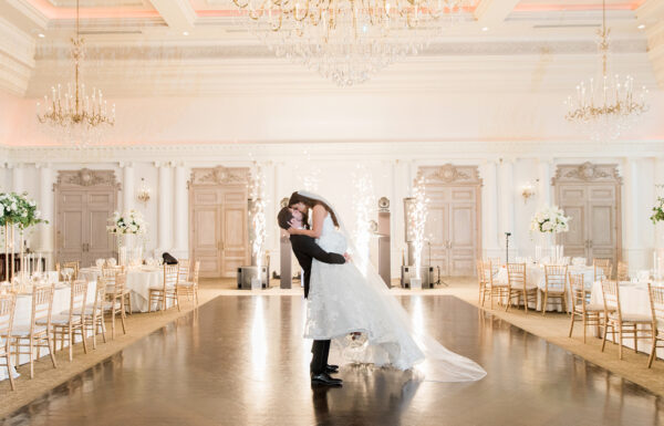 The wedding of A Romantic Park Chateau Wedding With Blush Florals Gallery 15