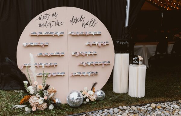 An Unconventional NJ Wedding: Food Trucks, Disco Balls & a Plant-Shop Ceremony