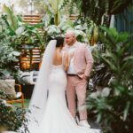 An Unconventional NJ Wedding: Food Trucks, Disco Balls & a Plant-Shop Ceremony