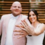 An Unconventional NJ Wedding: Food Trucks, Disco Balls & a Plant-Shop Ceremony