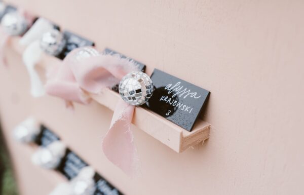 An Unconventional NJ Wedding: Food Trucks, Disco Balls & a Plant-Shop Ceremony