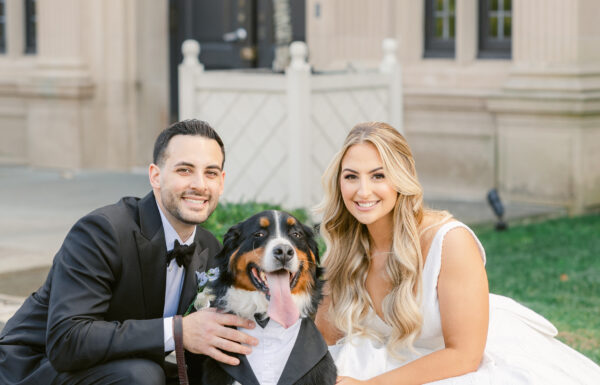 This Couple’s Dog Played a Special Role in Their Stunning Natirar Wedding