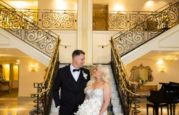 A Glamorous Wedding With Their Daughters as Flower Girls
