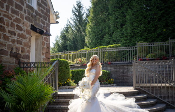 A Glamorous Wedding With Their Daughters as Flower Girls