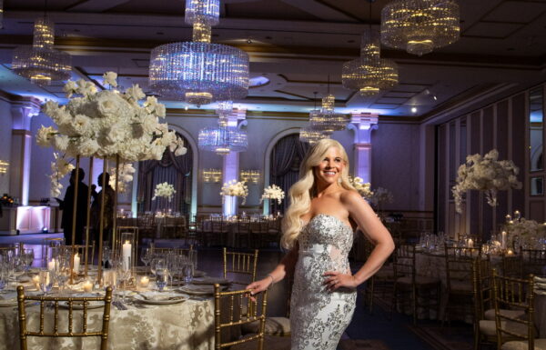 A Glamorous Wedding With Their Daughters as Flower Girls