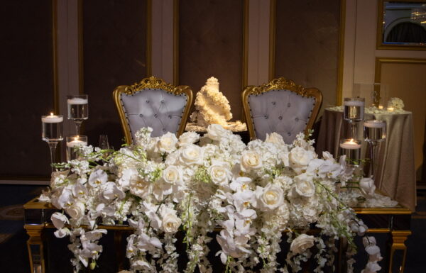 A Glamorous Wedding With Their Daughters as Flower Girls