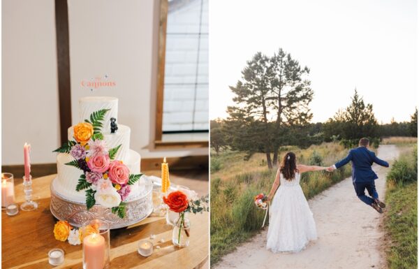 A ‘Tropical Citrus Disco’-Themed Wedding at Renault Winery