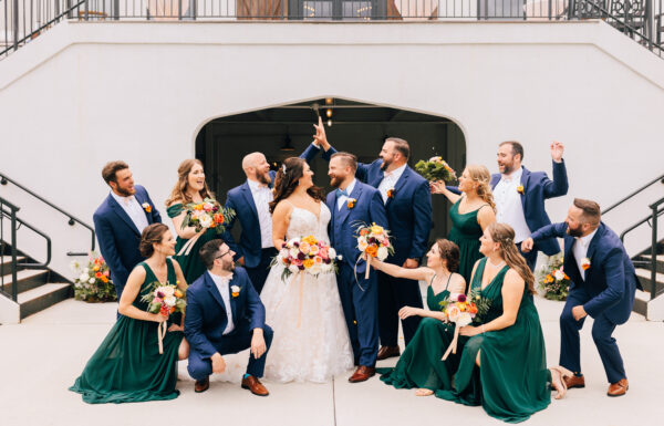 A ‘Tropical Citrus Disco’-Themed Wedding at Renault Winery