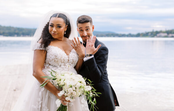‘Happy Camp Vibes’ & a Waterfront Ceremony at This Lake Mohawk Country Club Wedding