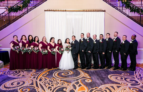 Christmas-Themed Wedding at The Palace at Somerset Park