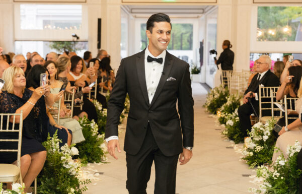 Romantic Flowers and Gold Butterfly Details Were Featured at This Shadowbrook at Shrewsbury Wedding