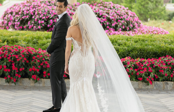 Romantic Flowers and Gold Butterfly Details Were Featured at This Shadowbrook at Shrewsbury Wedding