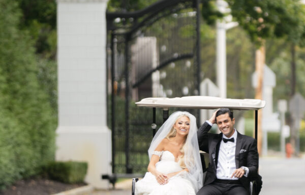 Romantic Flowers and Gold Butterfly Details Were Featured at This Shadowbrook at Shrewsbury Wedding