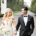 Romantic Flowers and Gold Butterfly Details Were Featured at This Shadowbrook at Shrewsbury Wedding
