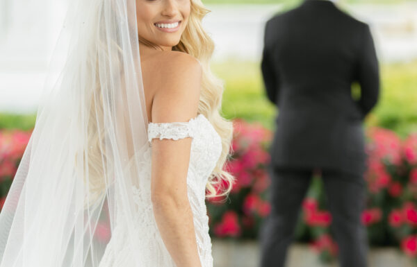 Romantic Flowers and Gold Butterfly Details Were Featured at This Shadowbrook at Shrewsbury Wedding