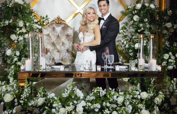 Romantic Flowers and Gold Butterfly Details Were Featured at This Shadowbrook at Shrewsbury Wedding