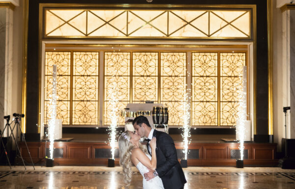 Romantic Flowers and Gold Butterfly Details Were Featured at This Shadowbrook at Shrewsbury Wedding