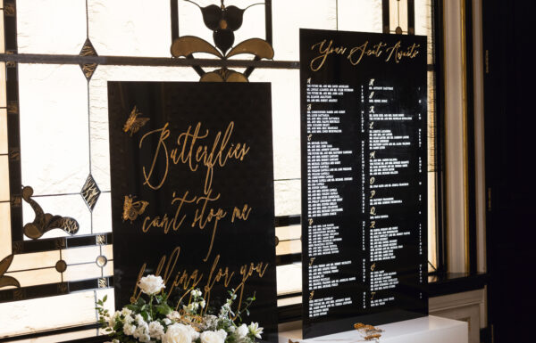 Romantic Flowers and Gold Butterfly Details Were Featured at This Shadowbrook at Shrewsbury Wedding