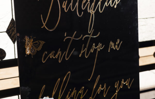 Romantic Flowers and Gold Butterfly Details Were Featured at This Shadowbrook at Shrewsbury Wedding