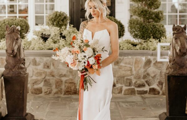 Horses Completed This Fall ‘Rustic-Glam’ Wedding at the Ryland Inn