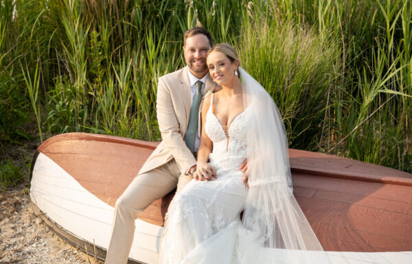 The wedding of This Shore-Loving Couple Had a Sea Glass Seating Chart at Their Wedding Gallery 5