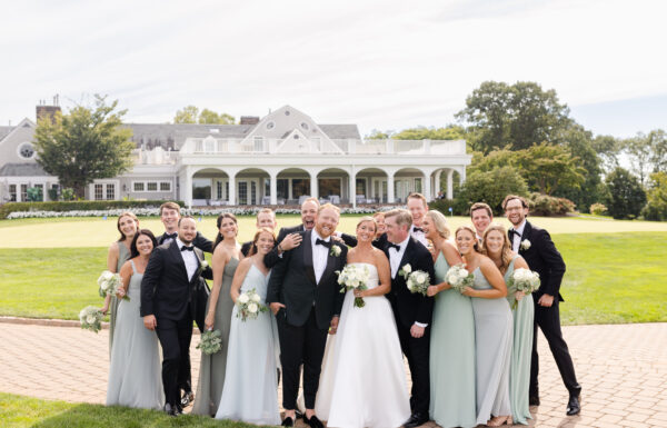 The wedding of These Golf Lovers Had a ‘Garden Party’ Wedding at Hackensack Golf Club Gallery 5