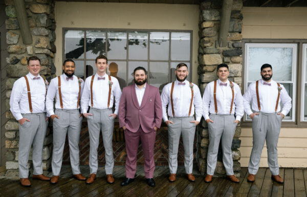 The New Jersey Devils’ Mascot Came to This Lake Mohawk Wedding