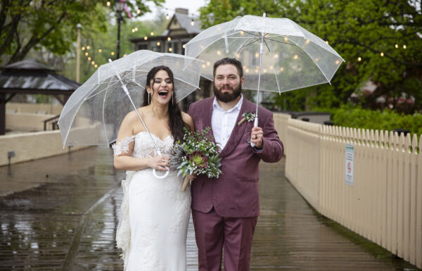 The New Jersey Devils’ Mascot Came to This Lake Mohawk Wedding