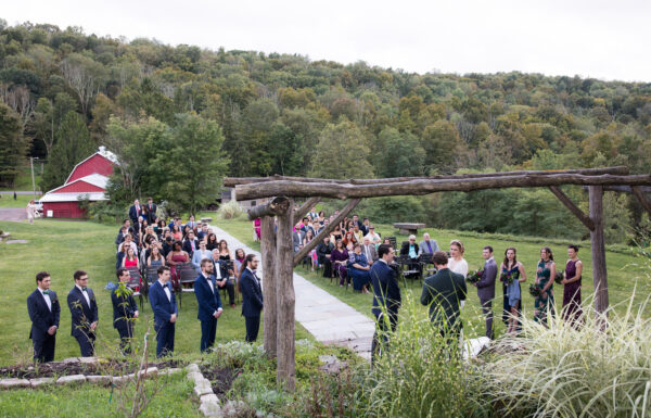 A wedding at Quarry Hill Farm.