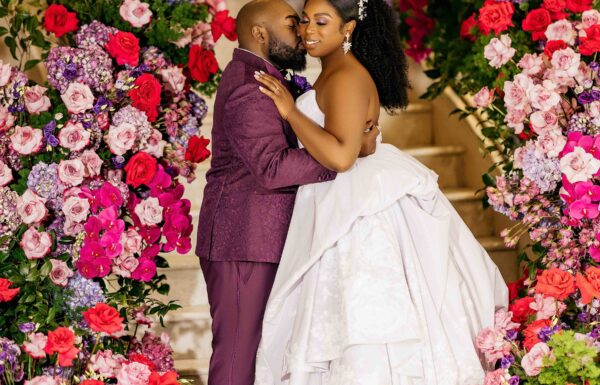 Jewel Tones & Extravagant Flowers Made This Park Chateau Wedding So Luxe