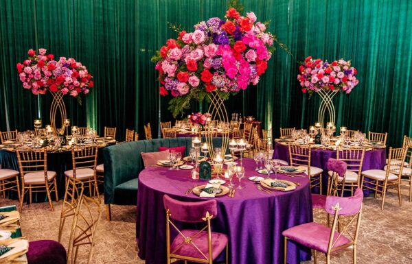 Jewel Tones & Extravagant Flowers Made This Park Chateau Wedding So Luxe