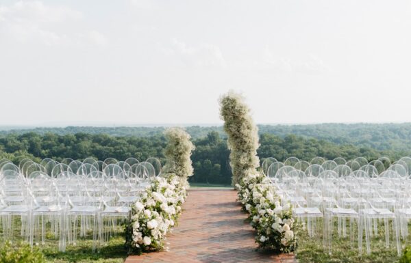 The wedding of A Romantic Natirar Wedding With Overflowing White Roses Gallery 5