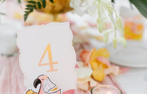 A Tropical Vibe Wedding Filled With Yellow, Orange and Pink Florals