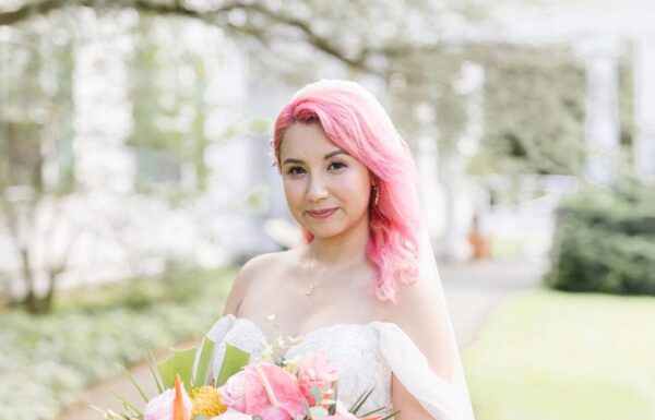 A Tropical Vibe Wedding Filled With Yellow, Orange and Pink Florals