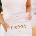 The wedding of A Cozy November Wedding with Blue and White Accents, Like Lamp Centerpieces Gallery 3