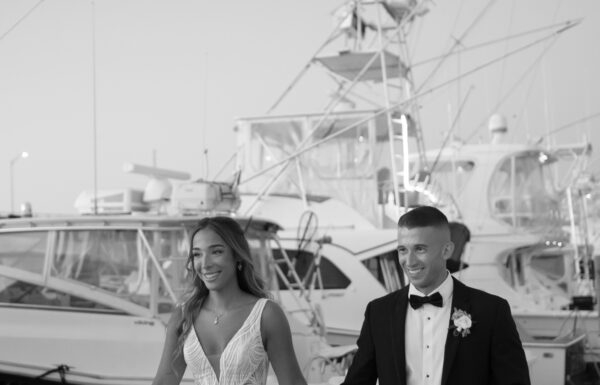 Coastal Wedding With Mismatched Pastel Bridesmaid Dresses