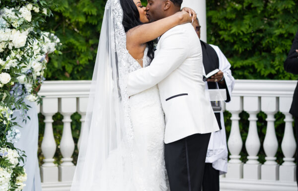 Touches of Blue Made This Glam Wedding Special