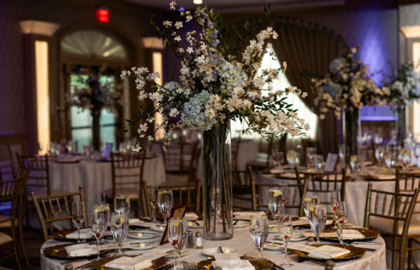 Touches of Blue Made This Glam Wedding Special