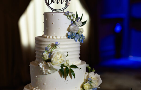 Touches of Blue Made This Glam Wedding Special