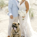 The wedding of A Waterfront Ceremony, Beach Tag Seating Chart and Stunning Sunset Portraits Gallery 3
