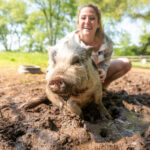 The wedding of Food Trucks, Local Craft Beer And Barnyard Animals at This Farm Wedding Gallery 1