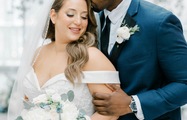 The wedding of It Snowed For Their First Look, Setting The Scene For a Sophisticated Winter Wedding Gallery 4
